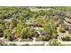 Secluded property with mature trees offering privacy in this aerial view with approximate property lines at 9377 Preston Rd, Brooksville, FL 34601