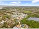 Aerial view of community highlighting the surrounding natural landscapes at 12503 Candleberry Cir, Tampa, FL 33635