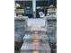 Paver steps lead to a screened-in lanai with planters at 12503 Candleberry Cir, Tampa, FL 33635