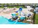 View of waterpark featuring a tall slide for community residents at 16868 Scuba Crest St, Wimauma, FL 33598