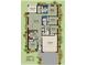 Detailed floor plan showcasing the layout of the home with measurements at 22442 Peachland Blvd, Port Charlotte, FL 33954