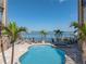 Enjoy waterfront views from this amazing pool and spa area at 240 108Th Ave # 102, Treasure Island, FL 33706