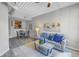 Living space featuring a hardwood floor and modern decor at 2402 W Azeele St # 423, Tampa, FL 33609