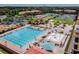 Resort-style pool and splash pad area offer luxurious outdoor fun for residents, with tennis courts and clubhouse at 4044 Priory Cir, Tampa, FL 33618