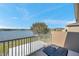 Balcony view overlooking the water at 8221 118Th Ave, Largo, FL 33773