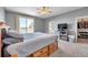 Spacious bedroom boasts water views, TV, and walk-in closet at 8221 118Th Ave, Largo, FL 33773