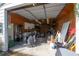 Oversized garage offering abundant space for vehicles, storage, and workshop activities at 9618 N 55Th St, Temple Terrace, FL 33617