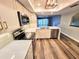 Modern kitchen featuring stainless steel appliances, countertops and ample cabinet space at 9914 Indian Key Trl # 32, Seminole, FL 33776