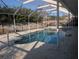 Relaxing screened-in pool with crystal-clear water and ample lounging space for outdoor enjoyment at 13913 Dominica Dr, Seminole, FL 33776