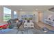Cozy living room area featuring comfortable seating, television, and neutral décor at 1407 Tropical Oasis Ave, Plant City, FL 33565