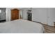 Bedroom showcasing a washer/dryer combo and closet adjacent to a modern bathroom at 2430 Florentine Way # 44, Clearwater, FL 33763