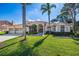 Charming home with a tile roof, manicured lawn and beautiful palm trees at 4906 Turtle Creek Trl, Oldsmar, FL 34677