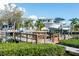Beautiful boat dock with a lift and easy access to the open waters at 4907 W Spring Lake Dr, Tampa, FL 33629