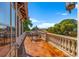 Charming balcony with tile floors, outdoor seating, and scenic views at 4911 W Melrose S Ave, Tampa, FL 33629