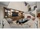 Spacious living room boasts custom built-ins and comfortable seating at 4911 W Melrose S Ave, Tampa, FL 33629