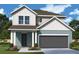 Charming two-story home with a two car garage and beautifully painted trim at 6274 Broad Field Ave, Apollo Beach, FL 33572