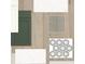 Sample of design materials showing cabinet color options, counter tops and backsplash tiles at 6274 Broad Field Ave, Apollo Beach, FL 33572