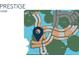 Community map showing the location of the neighborhood surrounded by natural preserves and lakes at 17069 Moonflower Dr, Venice, FL 34293