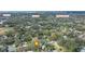 Beautiful aerial view showcases the home's proximity to Busch Gardens and University of South Florida at 215 Willowick Ave, Temple Terrace, FL 33617