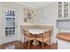 Cozy breakfast nook with built-in seating, charming decor, and a view of the backyard at 2514 W Morrison Ave, Tampa, FL 33629