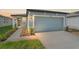 Charming single-Gathering home boasts a two-car garage and well-maintained landscaping at sunset at 3637 Moscato Dr, Brooksville, FL 34602