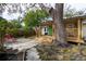 Spacious backyard featuring brick paver and a shady patio at 4162 3Rd N Ave, St Petersburg, FL 33713