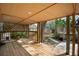 This patio overlooks the yard at 4162 3Rd N Ave, St Petersburg, FL 33713
