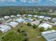 Aerial view of home and surrounding neighborhood at 4920 Blanco Dr, Zephyrhills, FL 33541