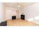 Bedroom featuring laminate flooring, ceiling fan, and built-in closet, providing ample space at 6025 Shore S Blvd # 410, Gulfport, FL 33707