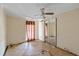 Simple bedroom featuring a ceiling fan, closet, and carpet flooring at 8343 Galewood Cir, Tampa, FL 33615