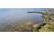 Waterfront property with a clear view of the bay and trees along the shore at 1015 Coldstream Ct, Tarpon Springs, FL 34689
