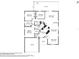 Detailed floor plan illustrating the layout of the home's rooms and dimensions at 12030 Steppingstone Blvd, Tampa, FL 33635