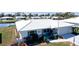 Aerial view of home with lush landscaping at 1320 Bottlebrush Dr, Bradenton, FL 34208