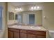 Bathroom featuring dual sinks and vanity at 2007 Hawks View Dr, Ruskin, FL 33570