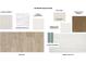 Interior design selections showcasing kitchen cabinets, countertops, backsplash, bathroom cabinets, tile, paint, and flooring samples at 3719 109Th Street East, Palmetto, FL 34221