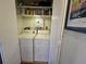 Laundry closet featuring a side by side washer and dryer at 3934 37Th S St # 36, St Petersburg, FL 33711