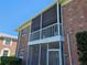 Exterior shot showing a screened in balcony of the apartment building at 3934 37Th S St # 36, St Petersburg, FL 33711