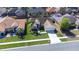 Charming single-story home with a well-manicured lawn and a two-car garage, complemented by mature landscaping at 4313 Brooke Dr, Valrico, FL 33594