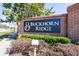 Elegant brick sign for Buckhorn Ridge community with mature landscaping at 4313 Brooke Dr, Valrico, FL 33594