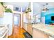Charming kitchen with modern appliances, a mosaic countertop, and an open layout at 4313 Brooke Dr, Valrico, FL 33594