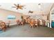 Comfortable bar area features charming wicker chairs and bar stools at 7400 Sun Island Drive S # 712, South Pasadena, FL 33707