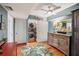 Spacious layout includes a laundry area, storage cabinets and access to other areas of the house at 7400 Sun Island Drive S # 712, South Pasadena, FL 33707