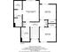 Detailed floor plan showcasing the layout with two floors, bedrooms, bathrooms, and closet spaces at 10408 Rosemount Dr, Tampa, FL 33624