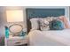 Bedroom close-up of stylish décor at 13336 Tropical Breeze Way, Hudson, FL 34669