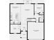 Detailed first floor plan showcasing the kitchen, great room, study, and two-car garage at 13336 Tropical Breeze Way, Hudson, FL 34669