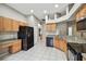 Spacious kitchen with ample counter space and modern appliances at 15807 Leatherleaf Ln, Land O Lakes, FL 34638