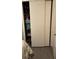 Bedroom closet with contents at 16240 Lake Palm Dr, Lutz, FL 33549