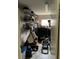 A utility room and storage area at 16240 Lake Palm Dr, Lutz, FL 33549