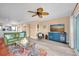 A spacious living area seamlessly connects to the open kitchen, offering a great entertaining space at 3111 Pass A Grille Way # 213, St Pete Beach, FL 33706