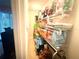 Organized closet space with shelving, ideal for storage and maximizing space at 3128 Bayshore Oaks Dr, Tampa, FL 33611